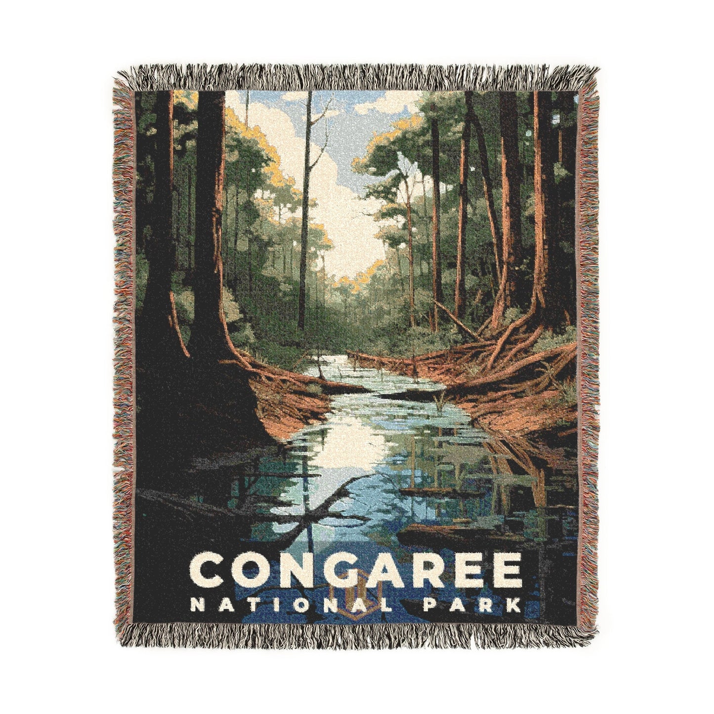 Congaree National Park Woven Blanket | S07