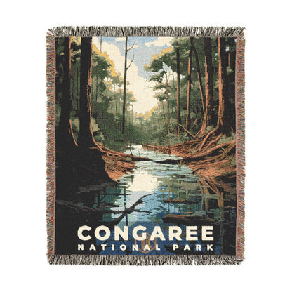 Congaree National Park Woven Blanket | S07