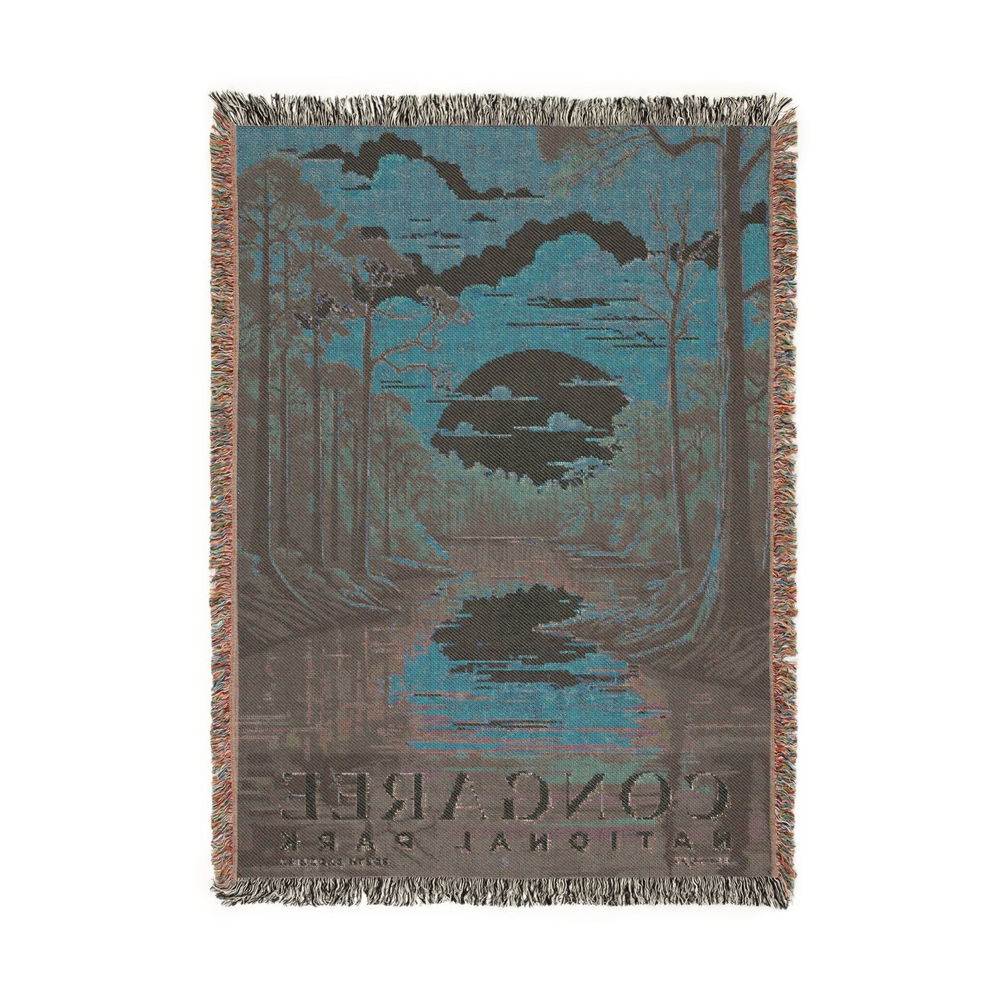 Congaree National Park Woven Blanket | S05