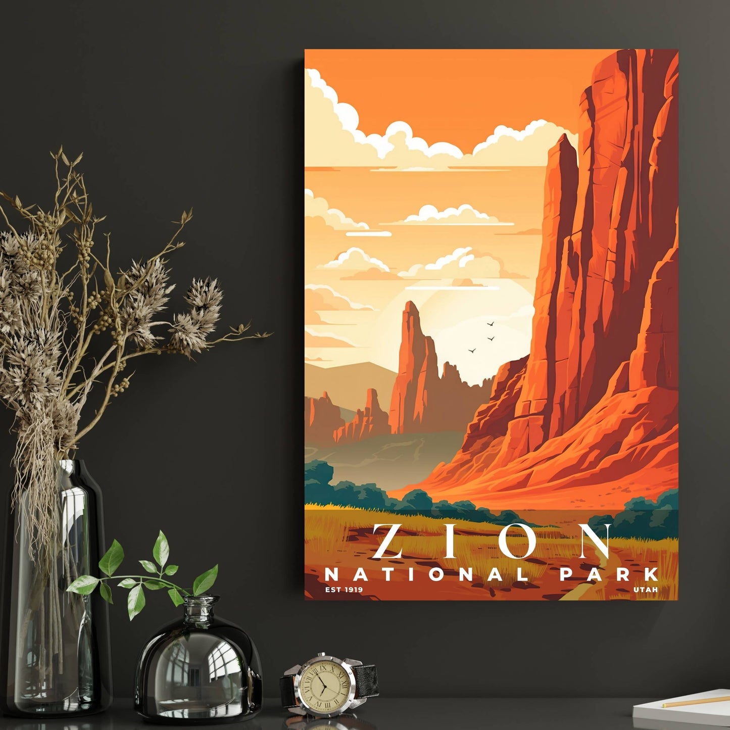 Zion National Park Poster | S03