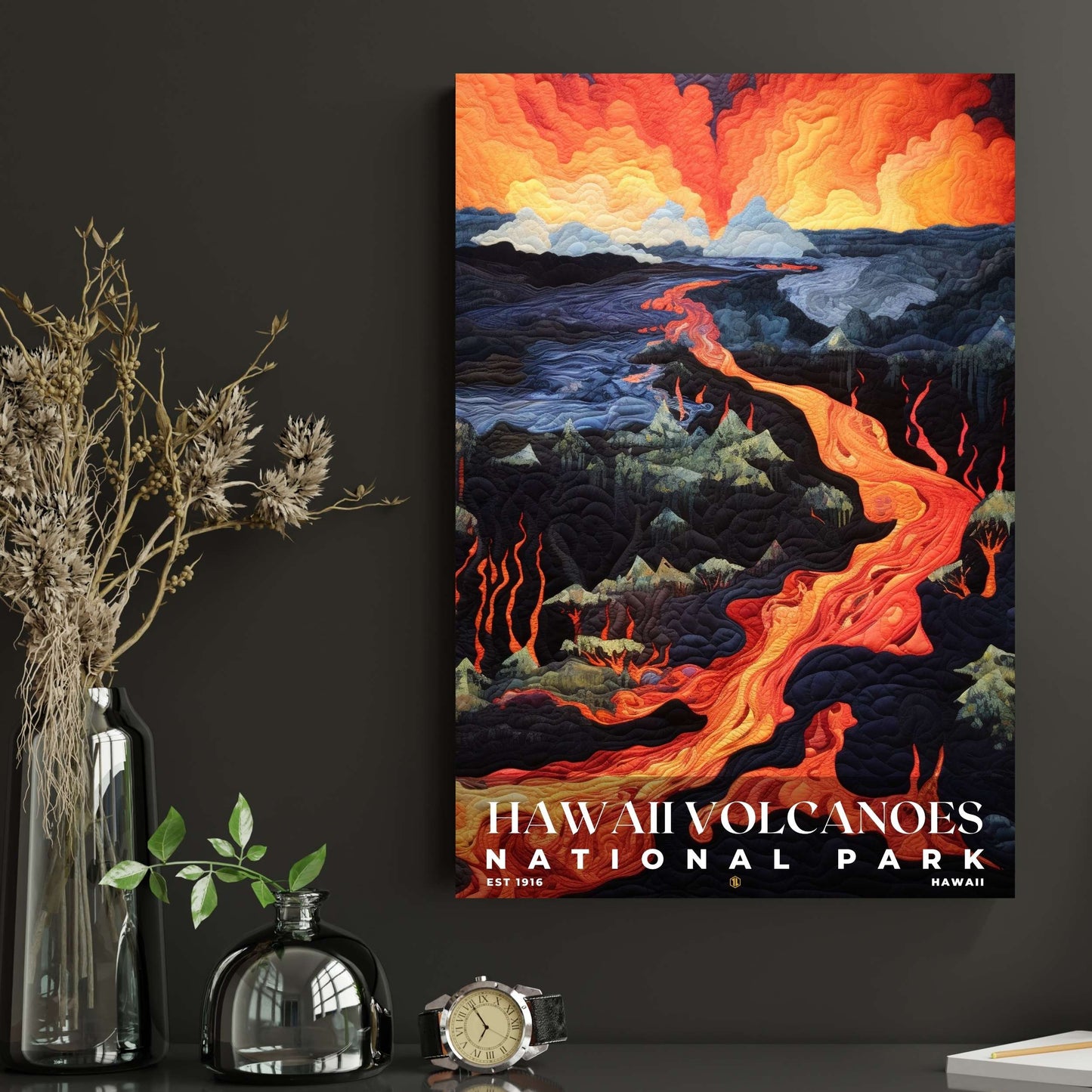 Hawaii Volcanoes National Park Poster | S09