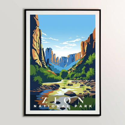 Zion National Park Poster | S01