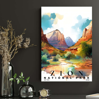 Zion National Park Poster | S04