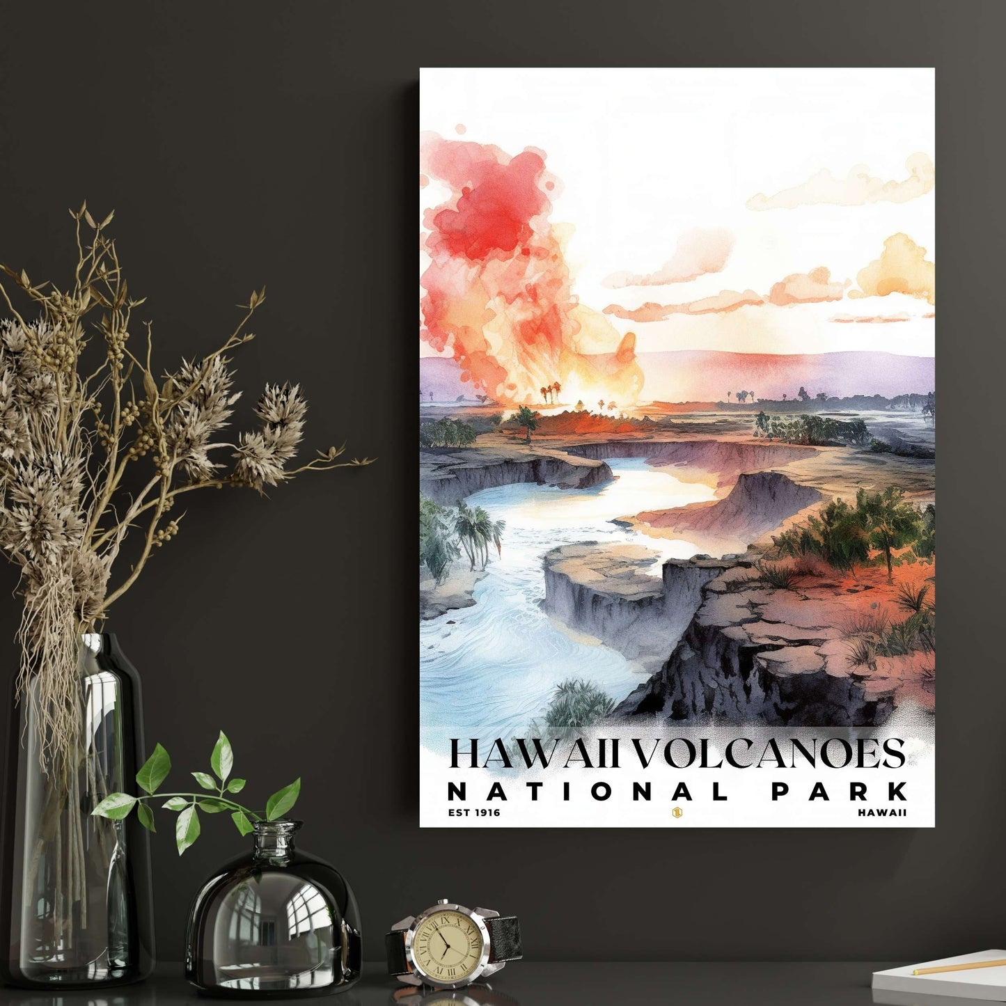 Hawaii Volcanoes National Park Poster | S04