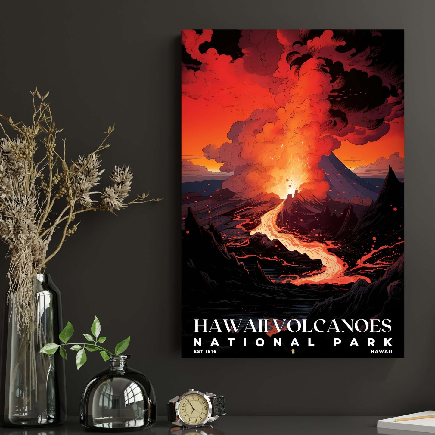 Hawaii Volcanoes National Park Poster | S07