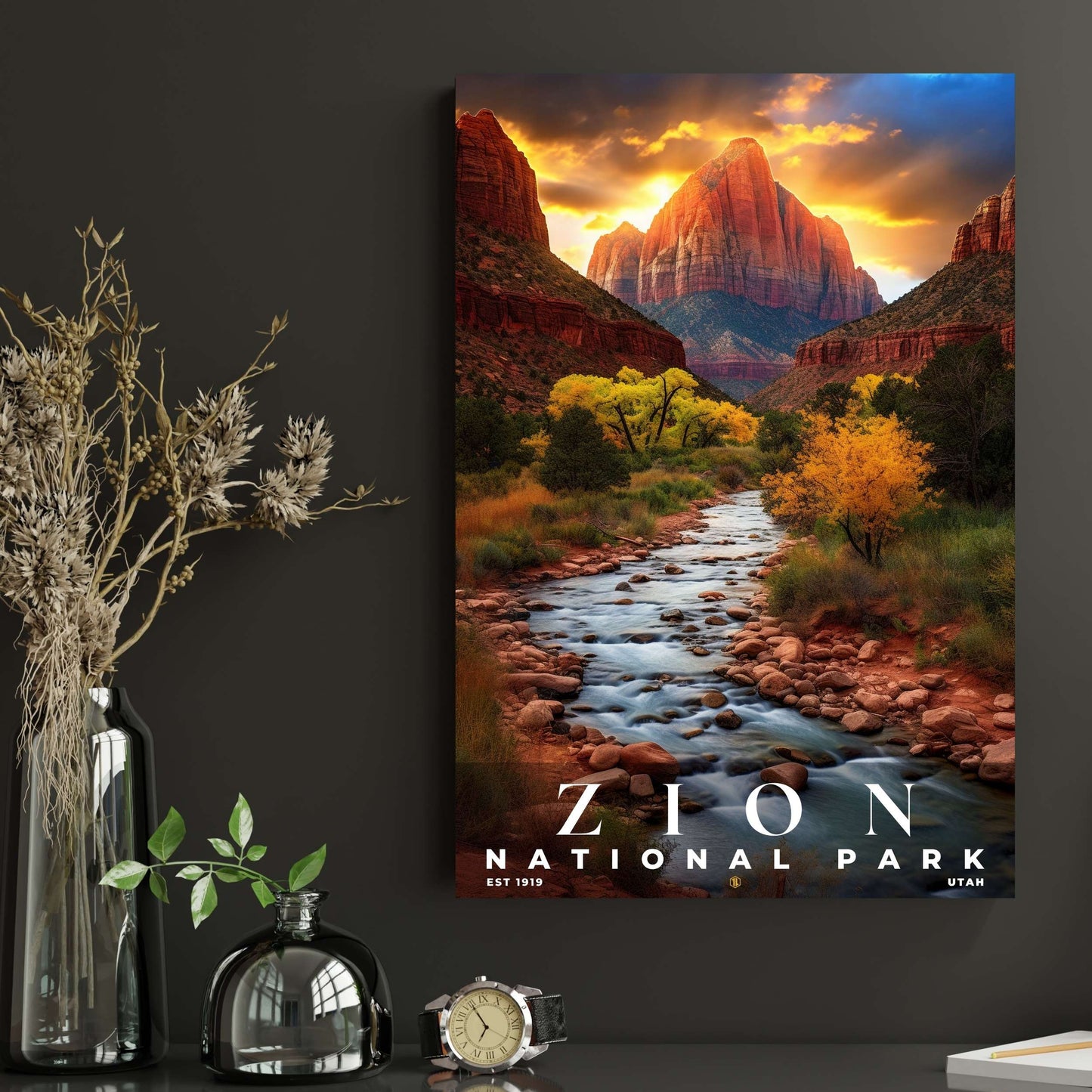Zion National Park Poster | S10