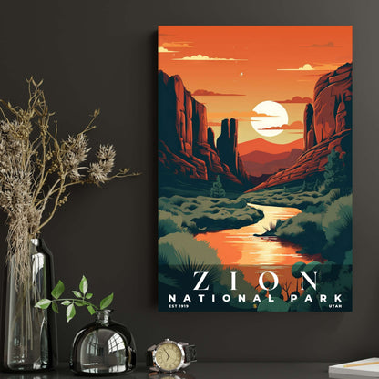 Zion National Park Poster | S05