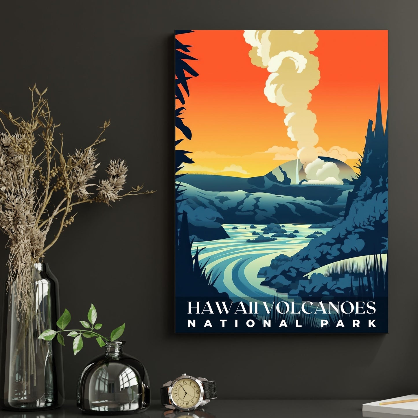 Hawaii Volcanoes National Park Poster | S01