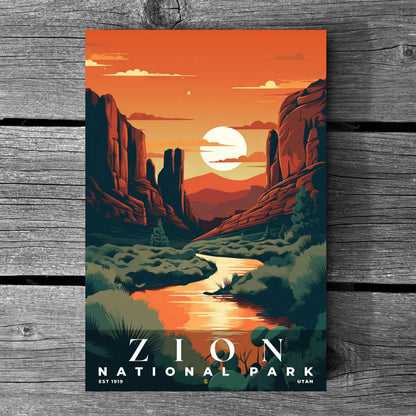 Zion National Park Poster | S05