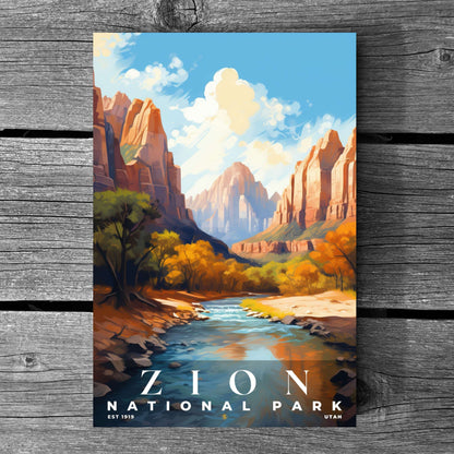 Zion National Park Poster | S06