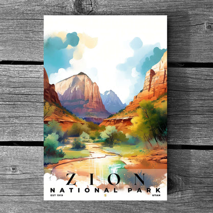 Zion National Park Poster | S04