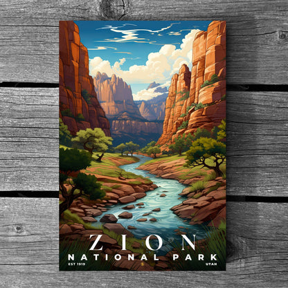 Zion National Park Poster | S07