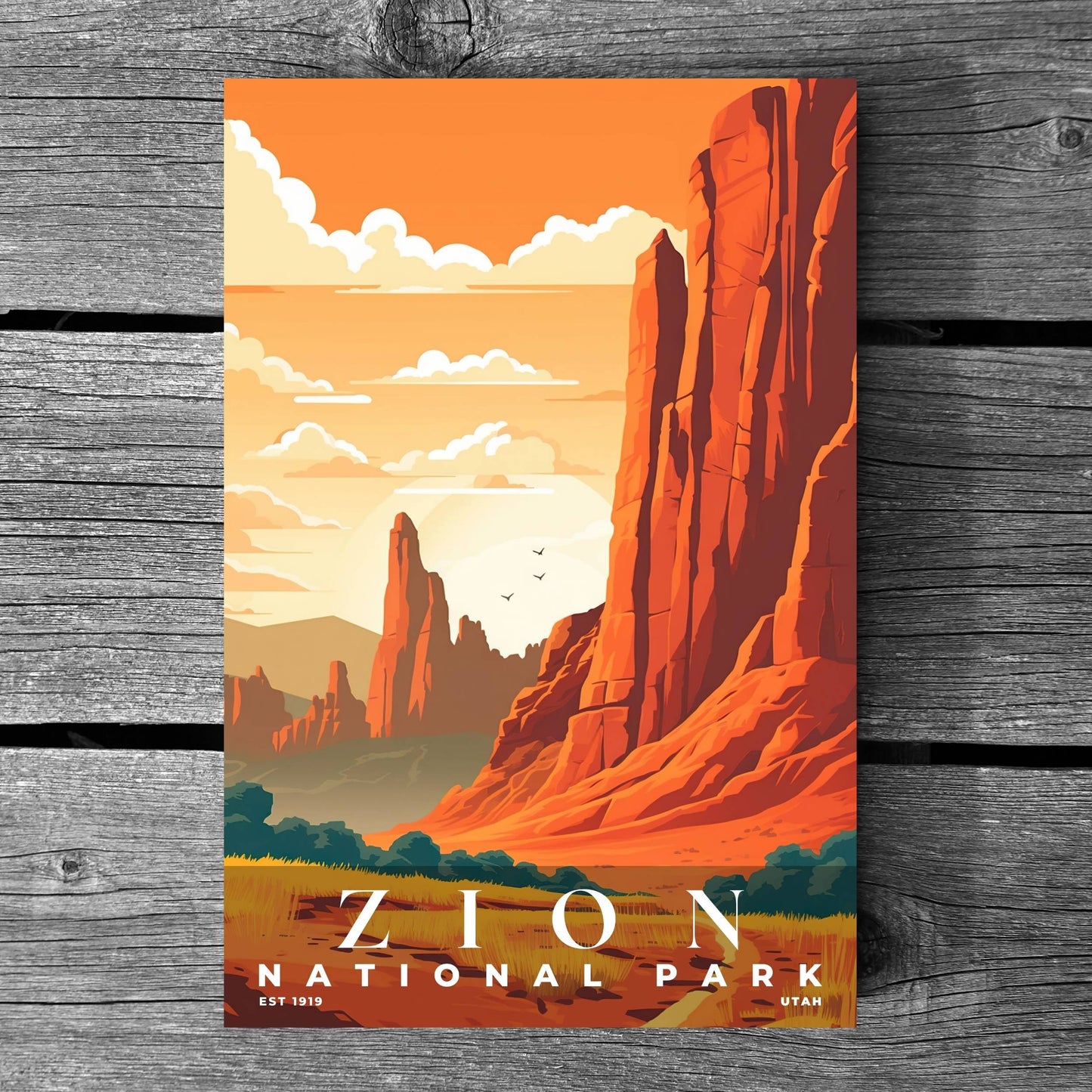 Zion National Park Poster | S03