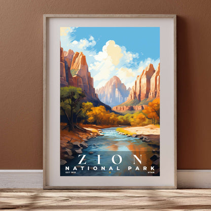 Zion National Park Poster | S06