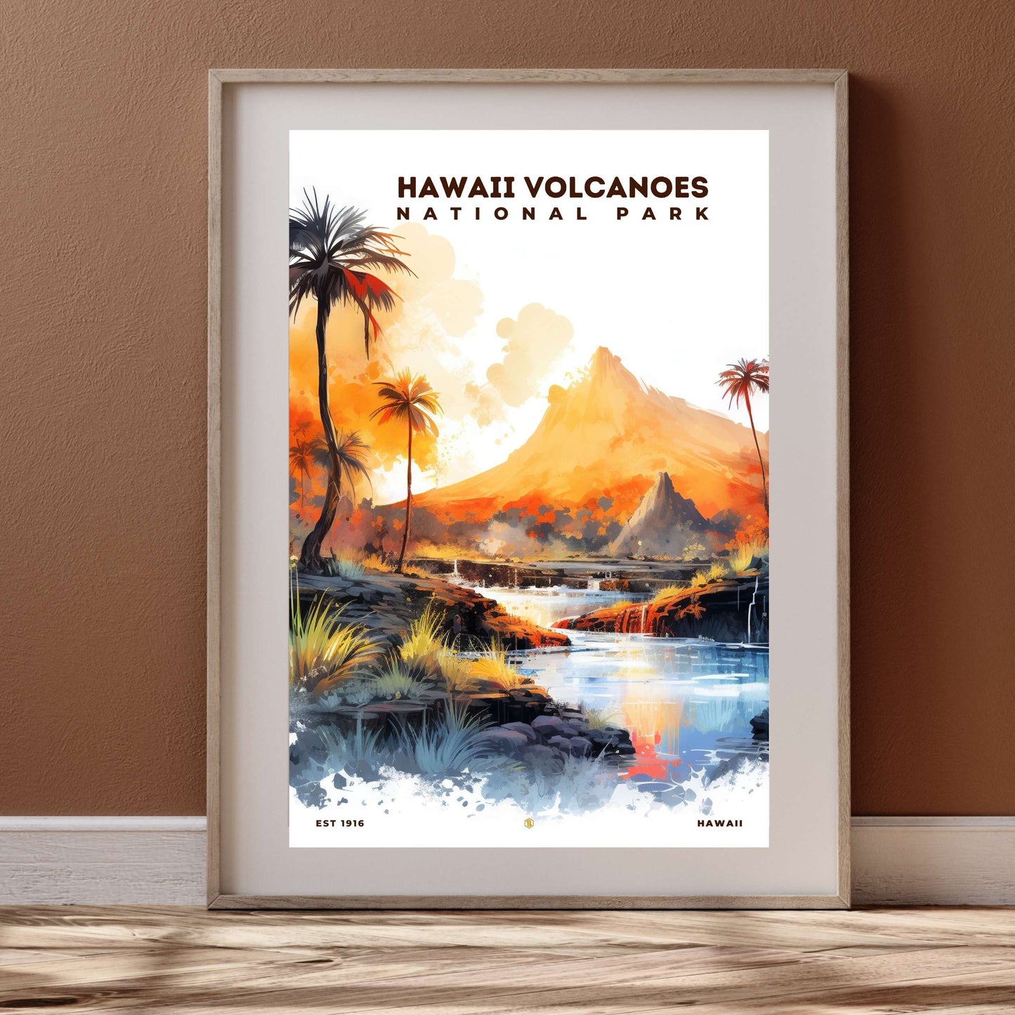 Hawaii Volcanoes National Park Poster | S08