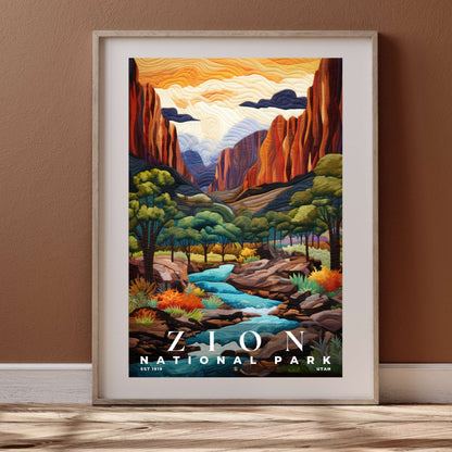 Zion National Park Poster | S09