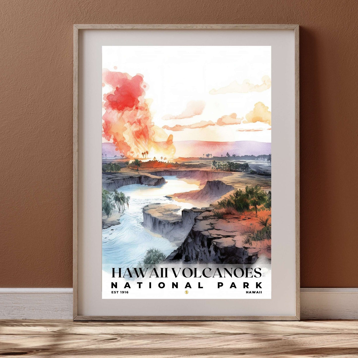 Hawaii Volcanoes National Park Poster | S04