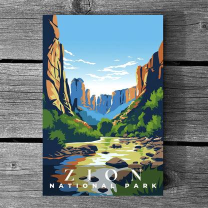 Zion National Park Poster | S01