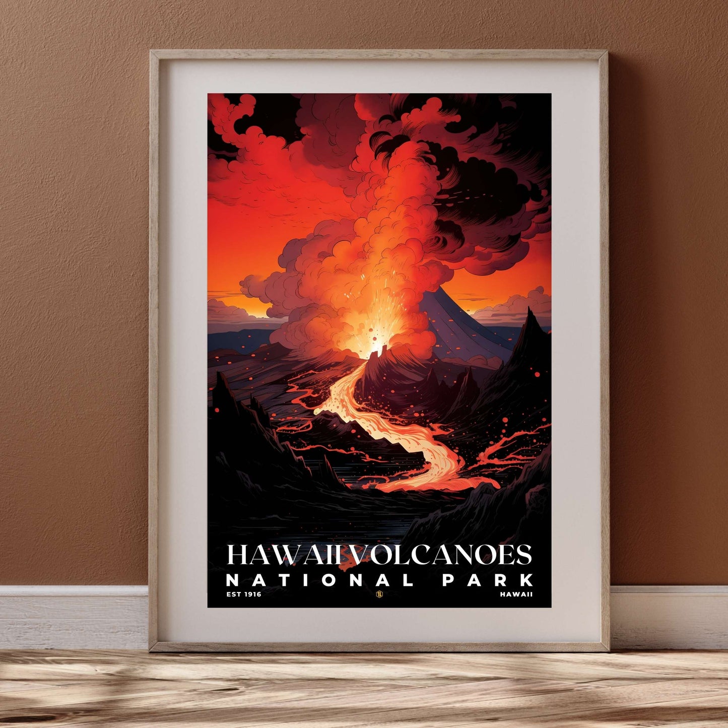 Hawaii Volcanoes National Park Poster | S07