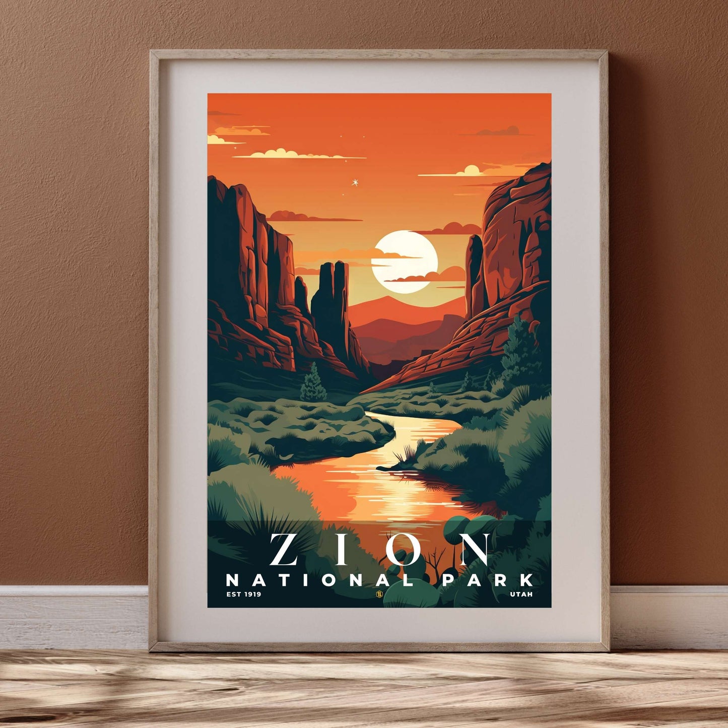 Zion National Park Poster | S05