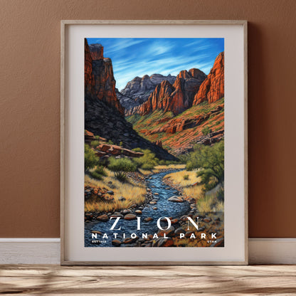 Zion National Park Poster | S02