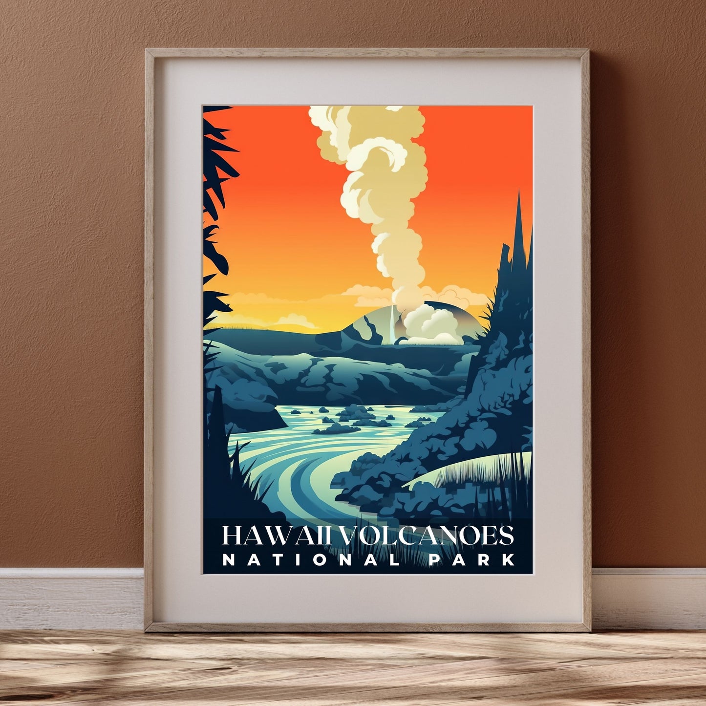 Hawaii Volcanoes National Park Poster | S01