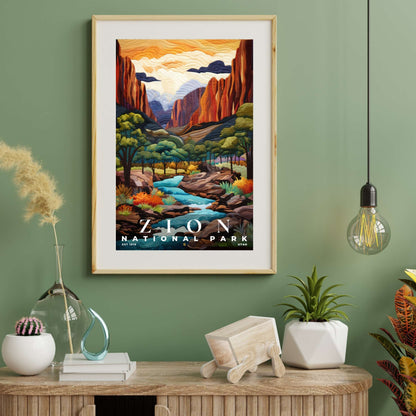 Zion National Park Poster | S09