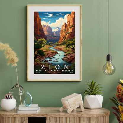 Zion National Park Poster | S07