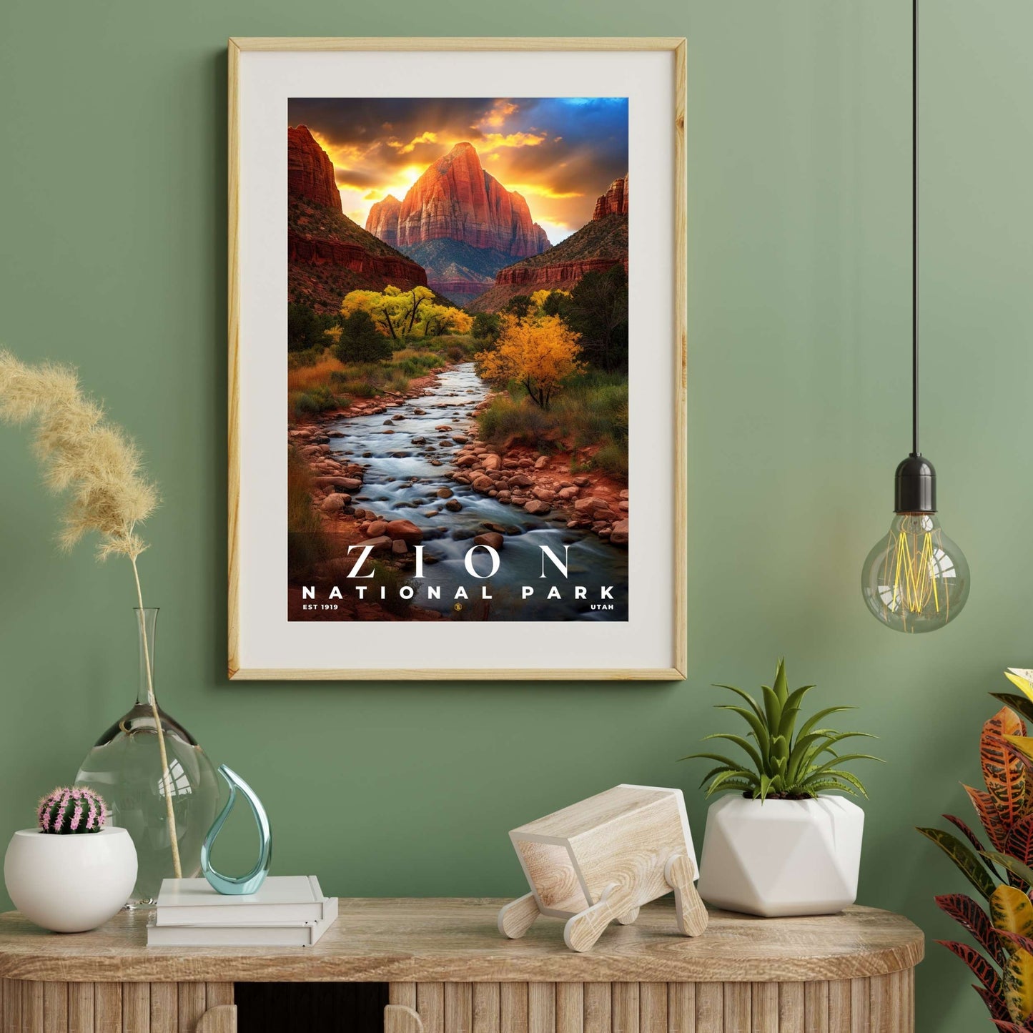 Zion National Park Poster | S10