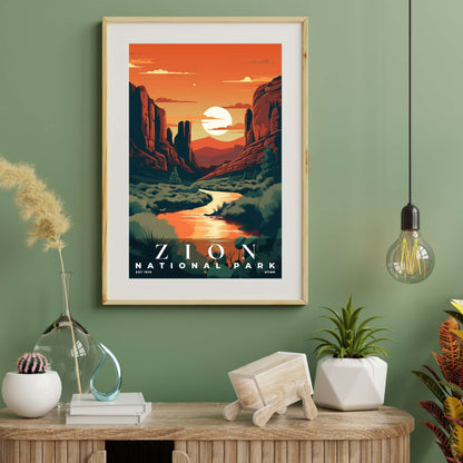 Zion National Park Poster | S05