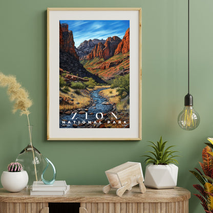 Zion National Park Poster | S02