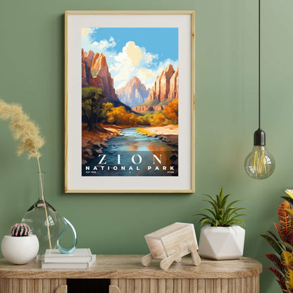Zion National Park Poster | S06