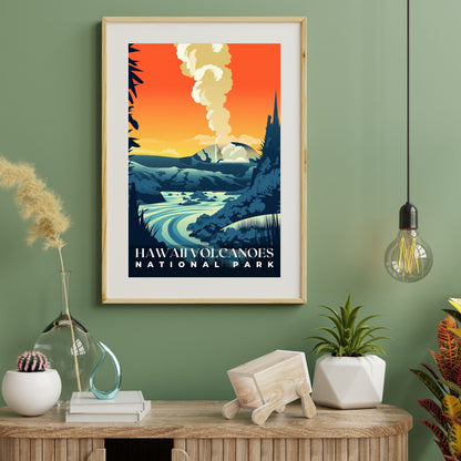 Hawaii Volcanoes National Park Poster | S01