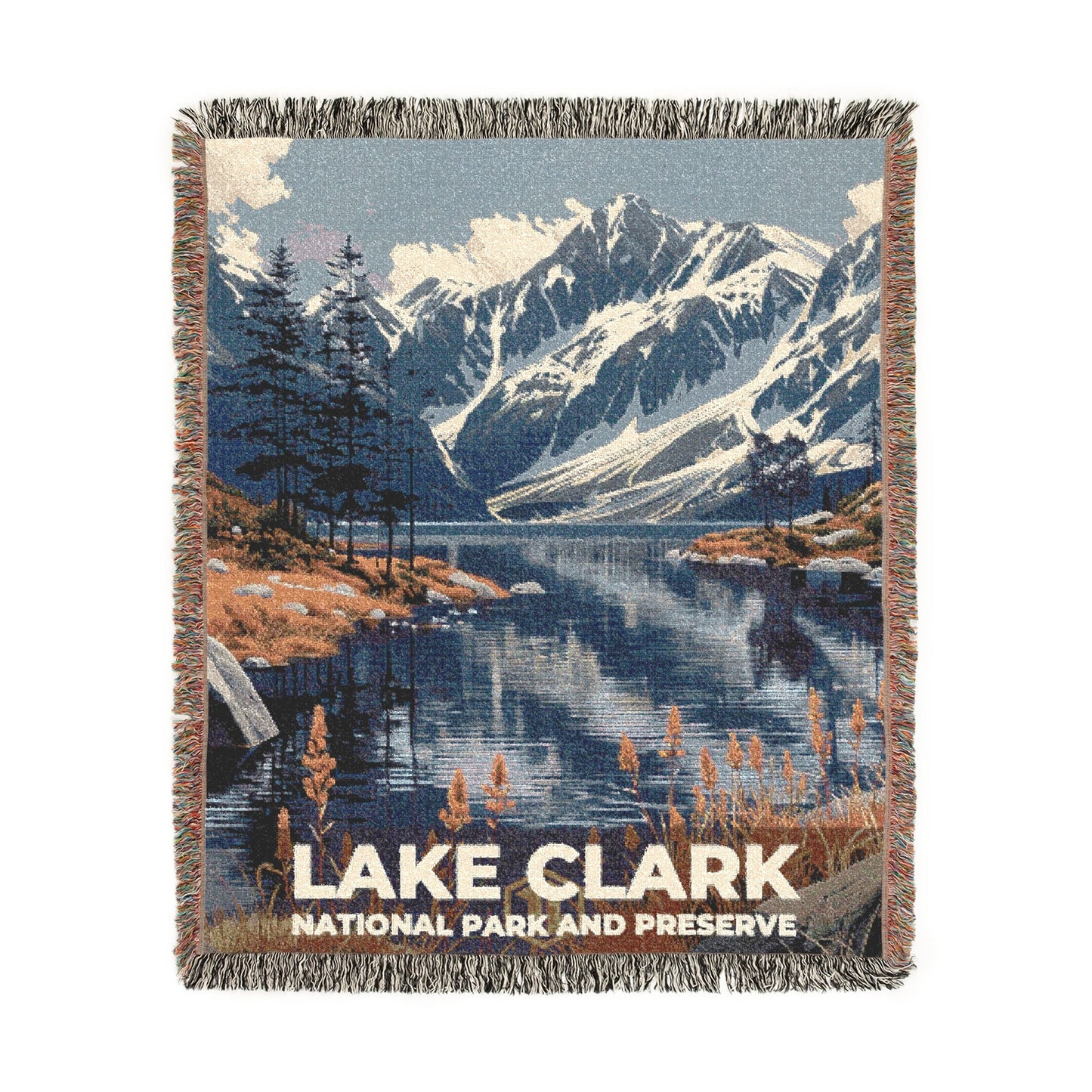 Lake Clark National Park Woven Blanket | S19
