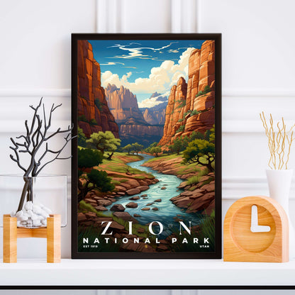 Zion National Park Poster | S07