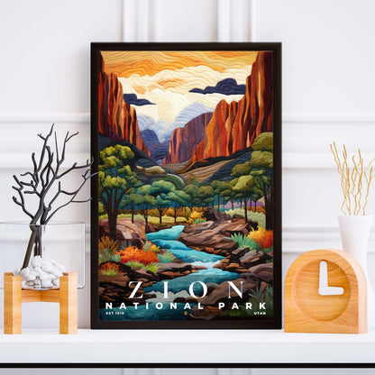 Zion National Park Poster | S09