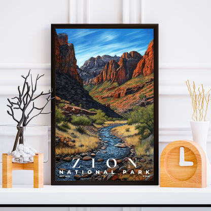 Zion National Park Poster | S02