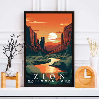 Zion National Park Poster | S05