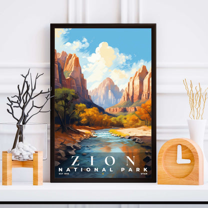 Zion National Park Poster | S06