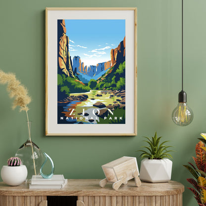 Zion National Park Poster | S01