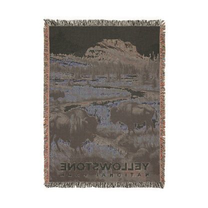 Yellowstone National Park Woven Blanket | S17