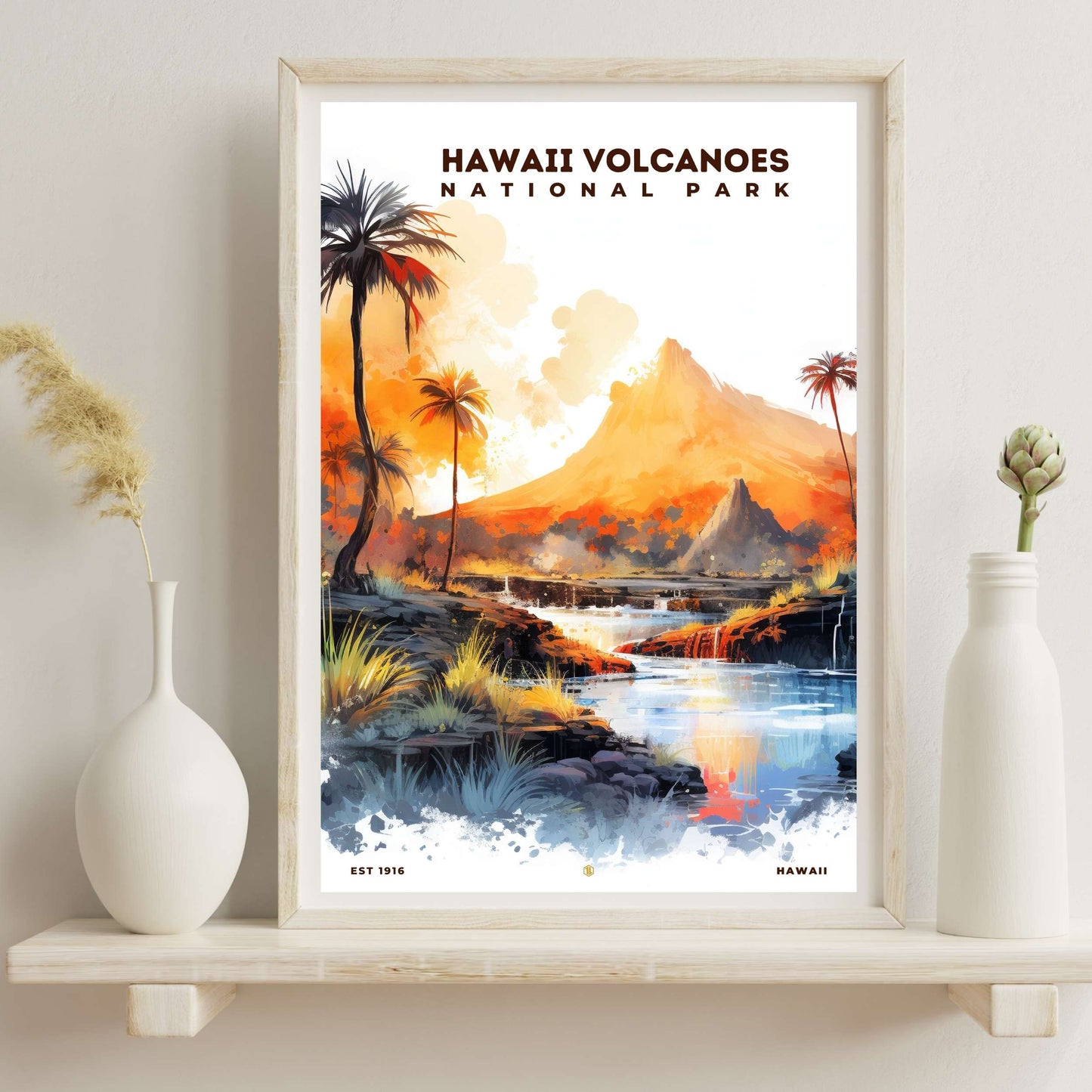 Hawaii Volcanoes National Park Poster | S08