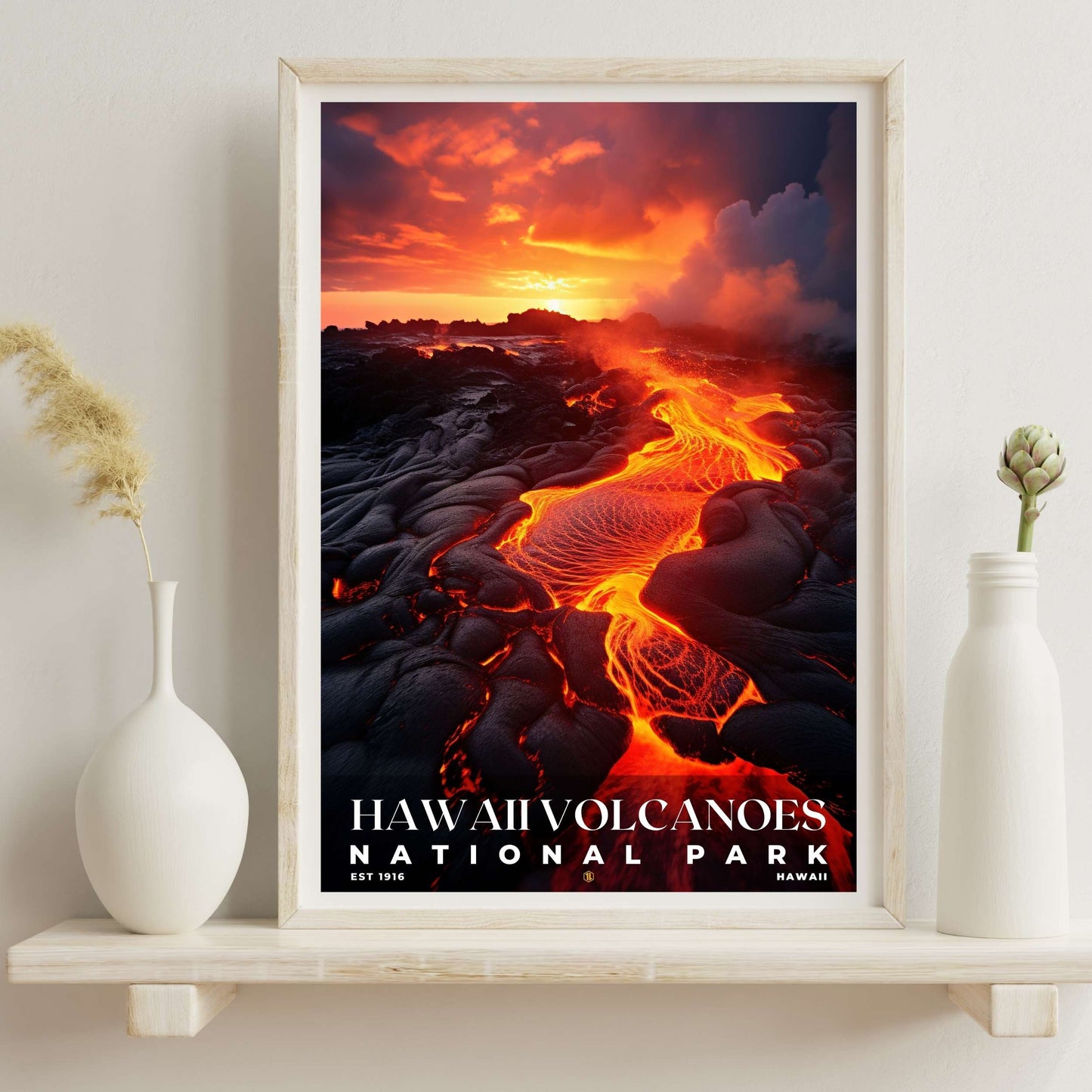 Hawaii Volcanoes National Park Poster | S10