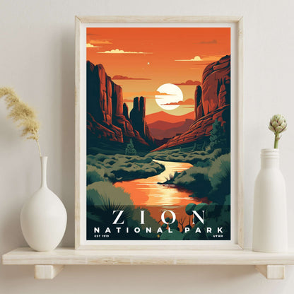 Zion National Park Poster | S05