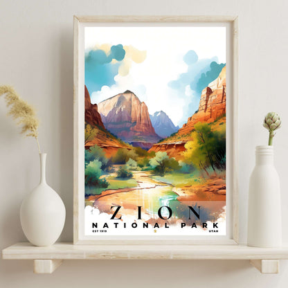 Zion National Park Poster | S04