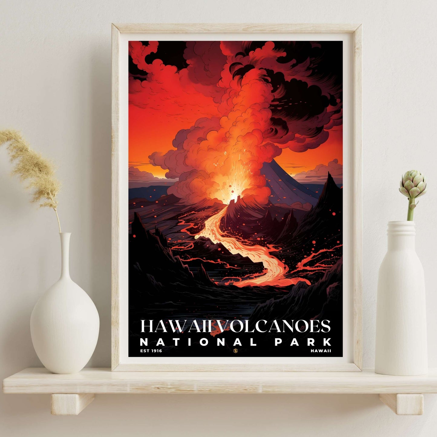 Hawaii Volcanoes National Park Poster | S07