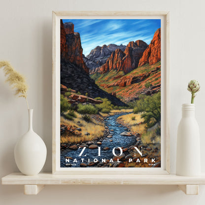 Zion National Park Poster | S02