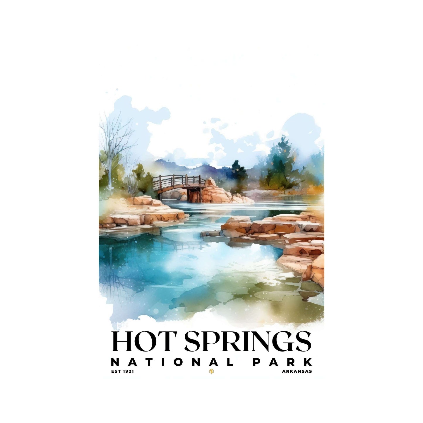 Hot Springs National Park Poster | S04