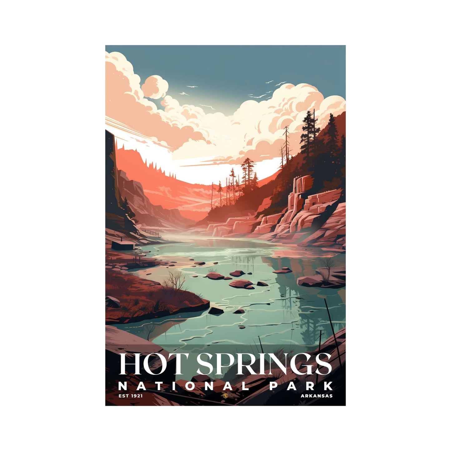 Hot Springs National Park Poster | S07