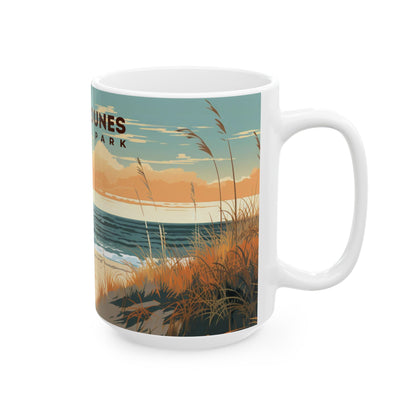 Indiana Dunes National Park Mug | White Ceramic Mug (11oz, 15oz)